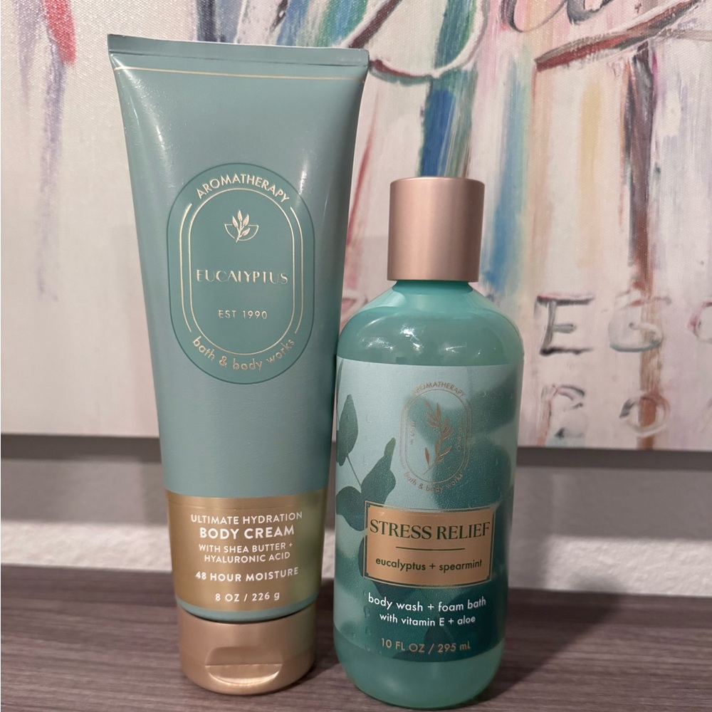 Eucalyptus and Spearmint Bundle Bath and Body Works